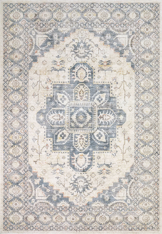 Jupiter 3106-859 Beige/Navy/Multi Area Rug