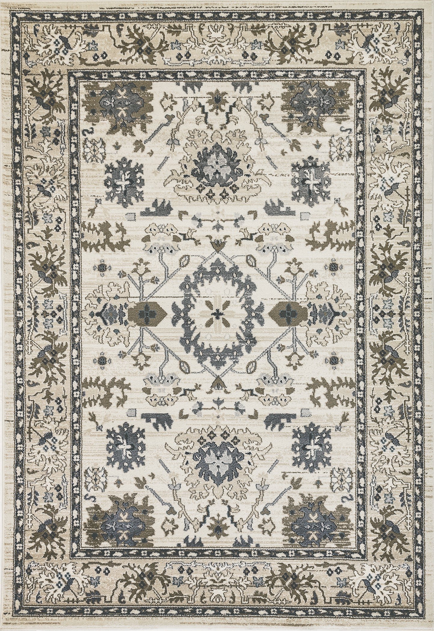 Yazd 8531-100 Ivory Area Rug
