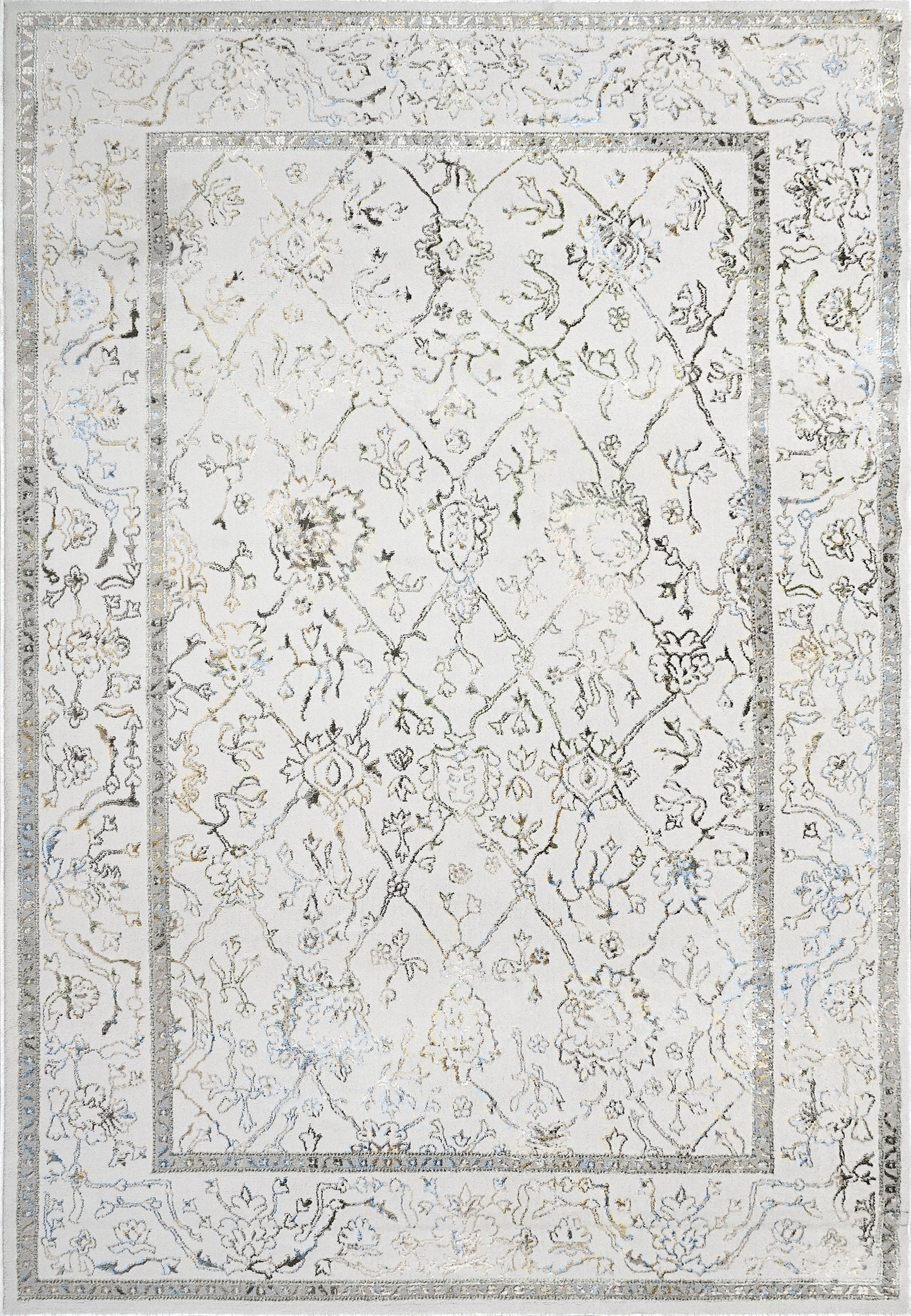 Merit 6651-999 Grey/Multi Area Rug