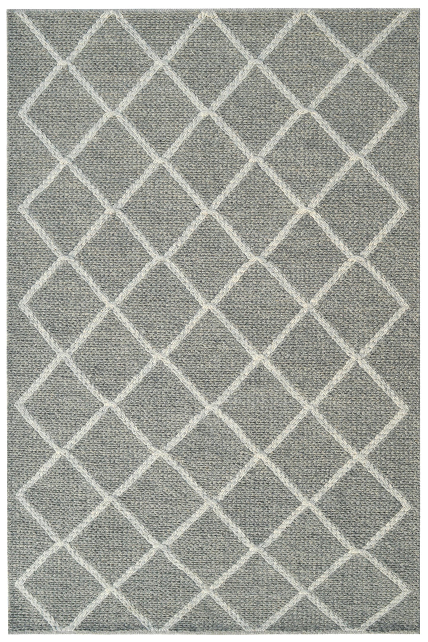 Ava 5203-910 Grey/Ivory Area Rug