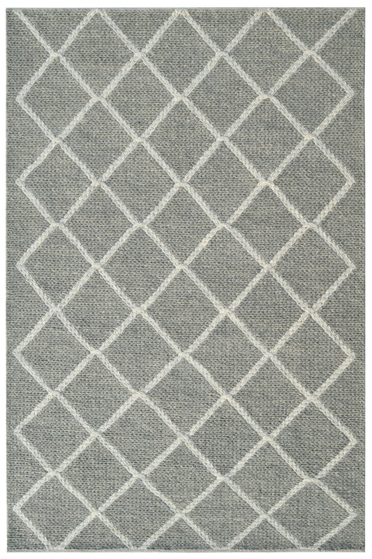 Ava 5203-910 Grey/Ivory Area Rug