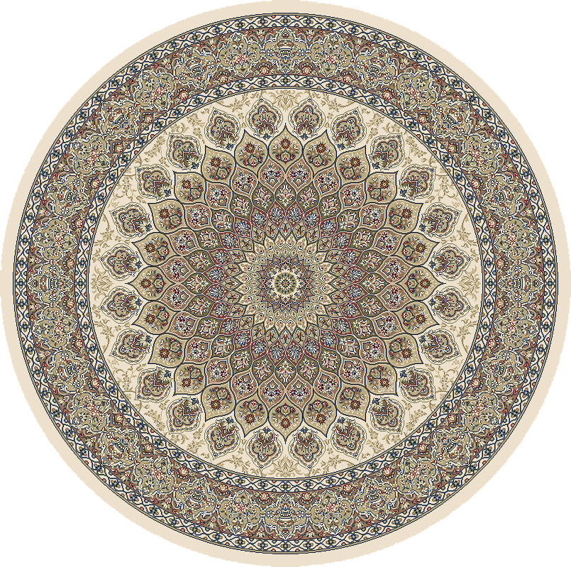 Ancient Garden 57090-6484 Ivory Area Rug