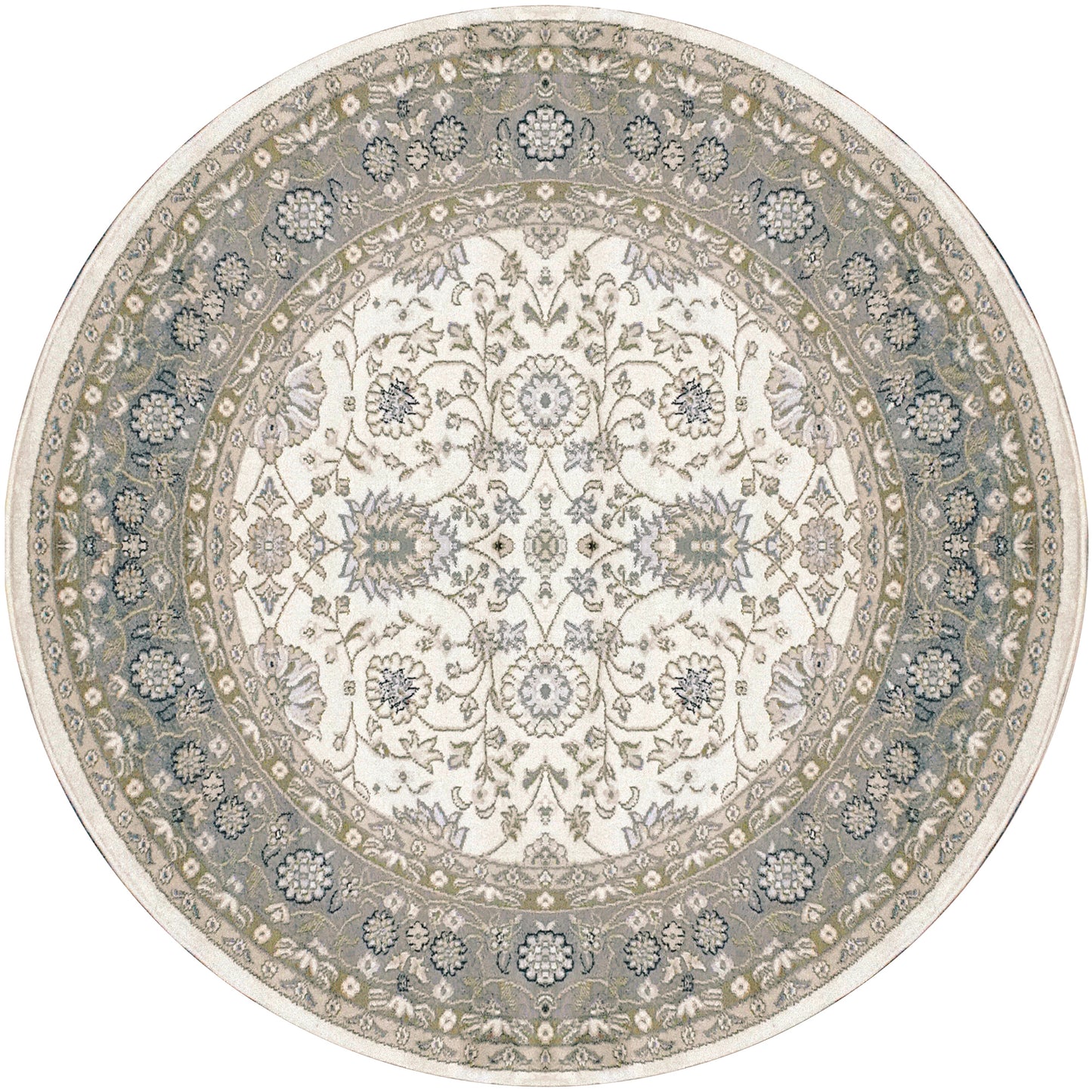 Yazd 2803-190 Ivory/Grey Area Rug