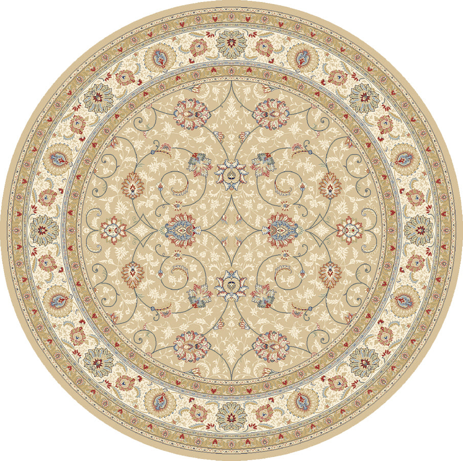 Ancient Garden 57120-2464 Light Gold/Ivory Area Rug