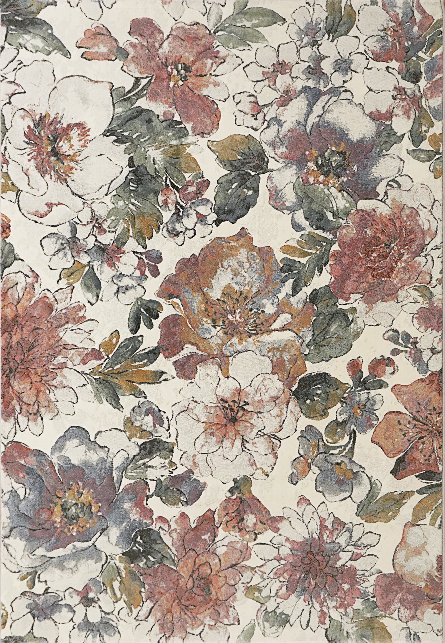 Eclipse 63528-6626 Beige/Multi Area Rug