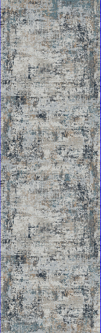 Unique 4054-590 Blue/Grey Area Rug