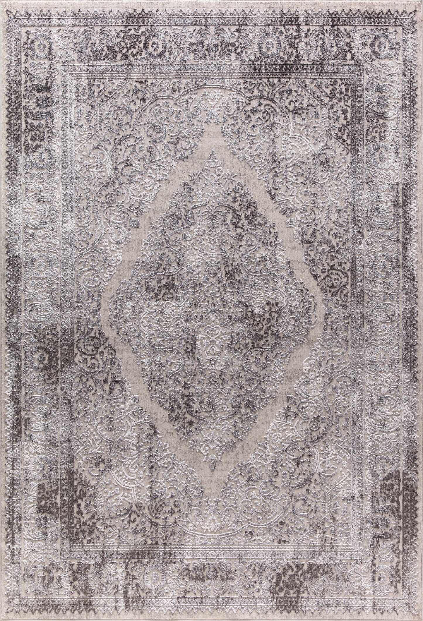 Torino 3326-910 Silver/Grey Area Rug