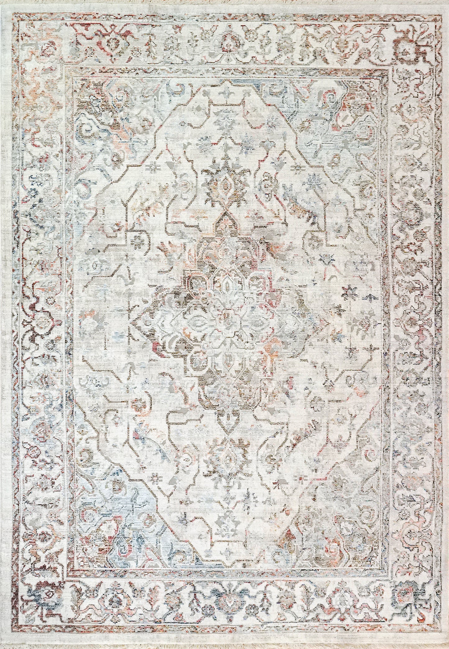 Mood 8457-351 Red/Blue/Ivory Area Rug