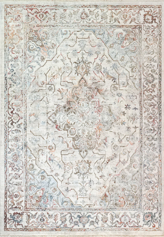 Mood 8457-351 Red/Blue/Ivory Area Rug