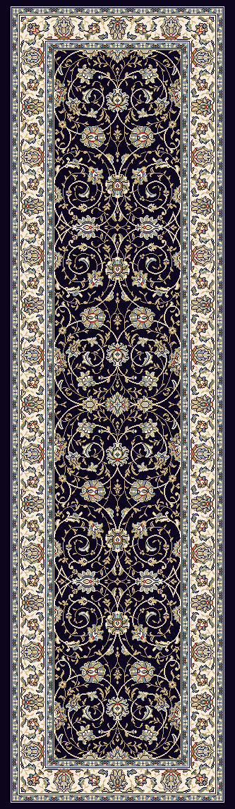 Ancient Garden 57120-3464 Blue/Ivory Area Rug
