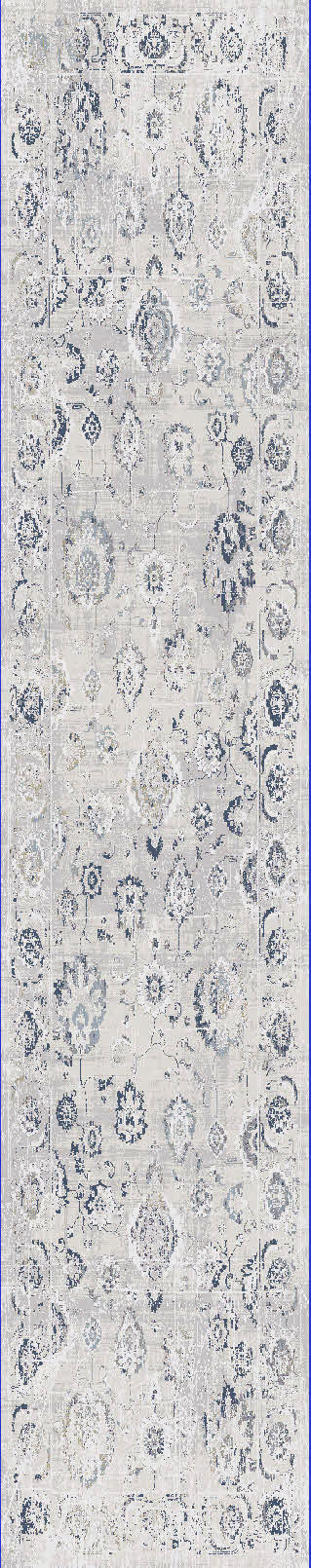 Castilla 3530-950 Grey/Blue Area Rug