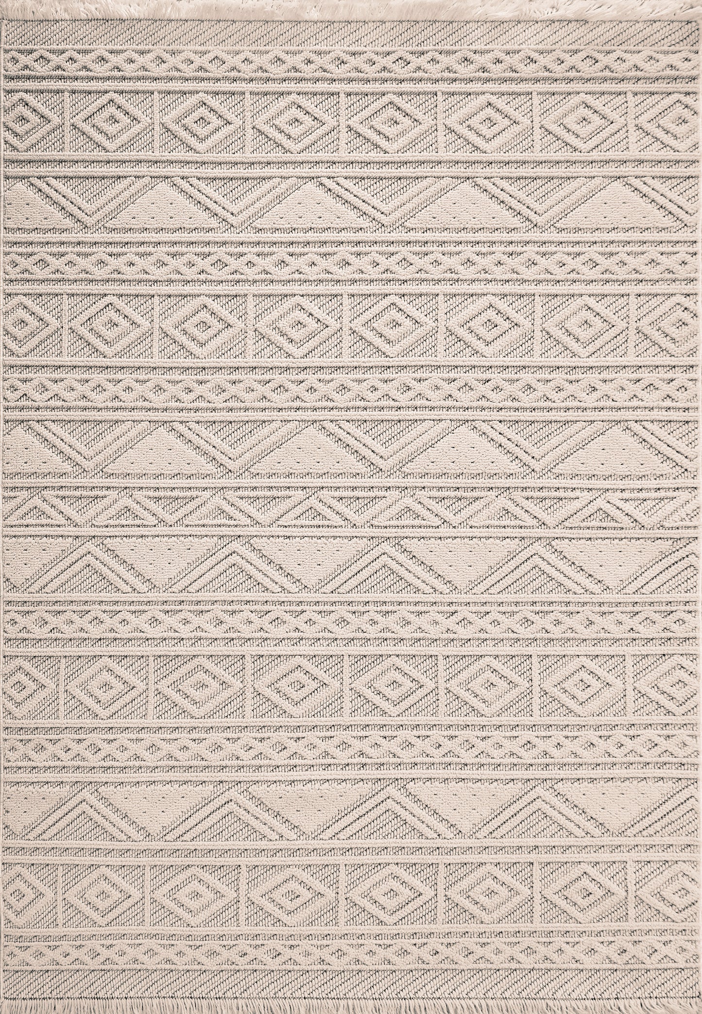 Seville 3607-109 Ivory/Soft Grey Area Rug