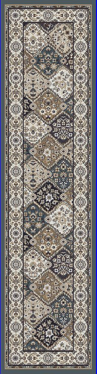 Yazd 8471-510 Blue/Ivory Area Rug