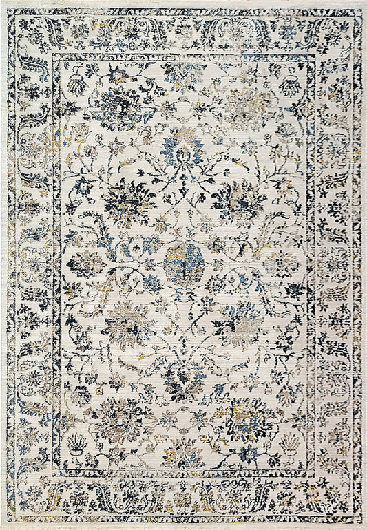 Unique 4055-199 Cream/Multi Area Rug