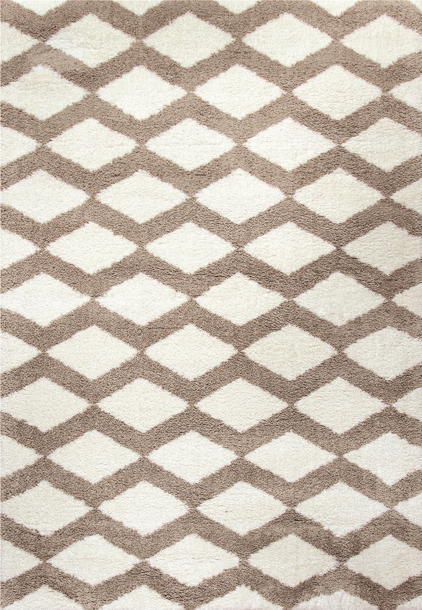 Silky Shag 5904-111 White Area Rug