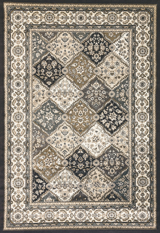 Yazd 8471-910 Grey/Ivory Area Rug