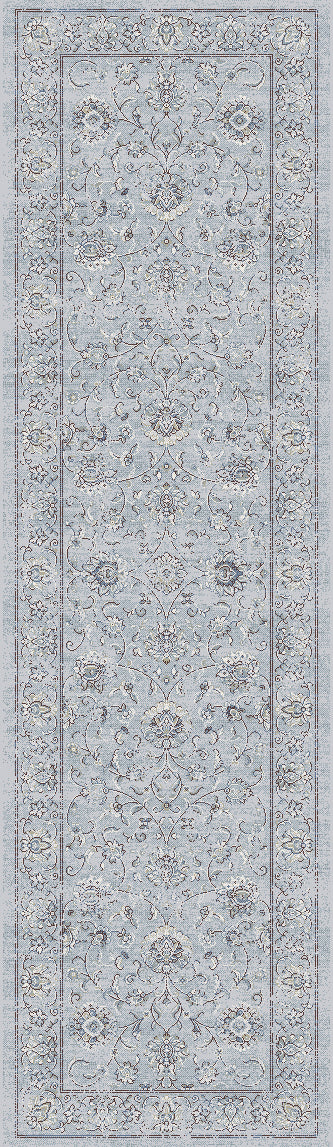 Ancient Garden 57126-9696 Silver/Grey Area Rug