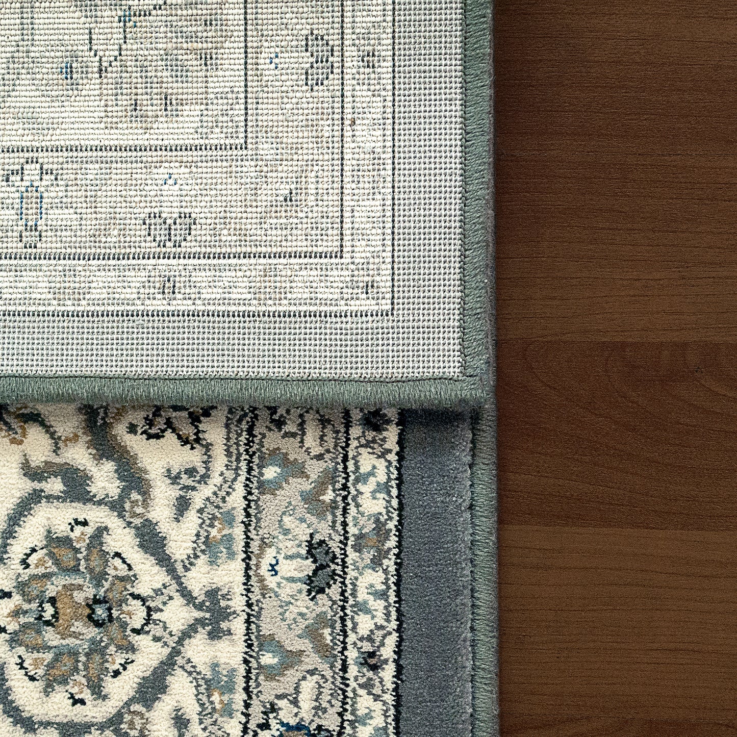 Ancient Garden 57011-5666 Grey/Cream Area Rug
