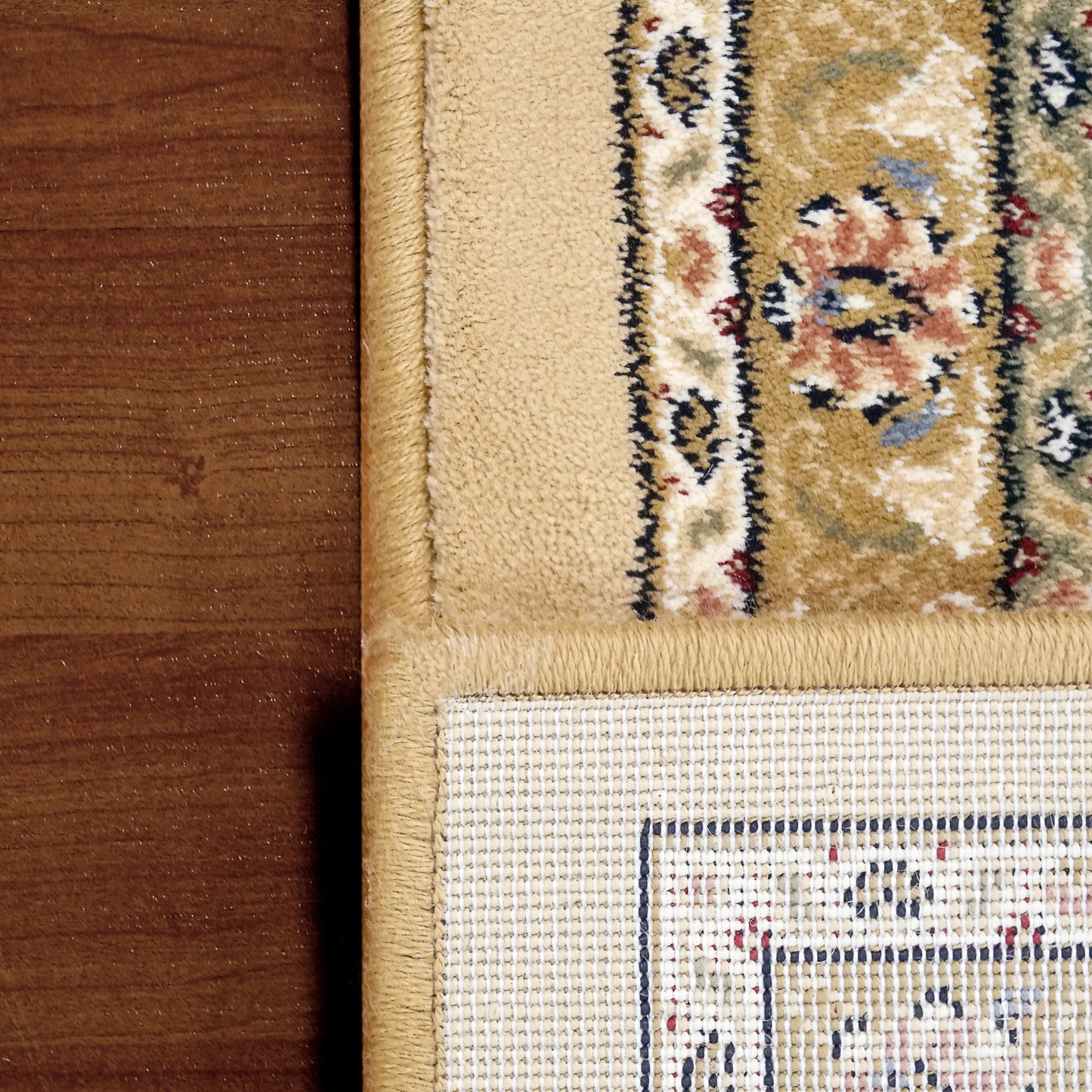 Ancient Garden 57120-2464 Light Gold/Ivory Area Rug