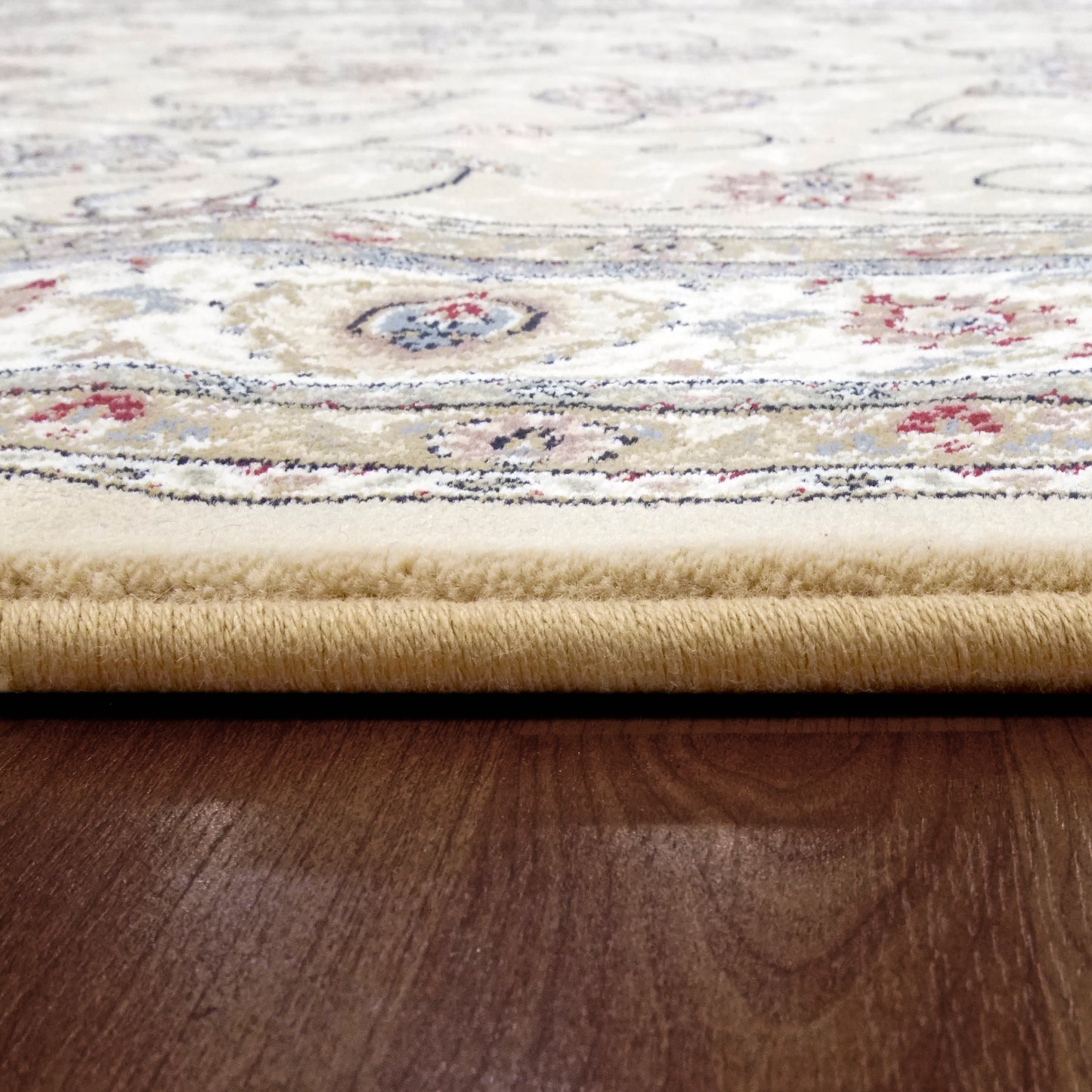 Ancient Garden 57120-2464 Light Gold/Ivory Area Rug