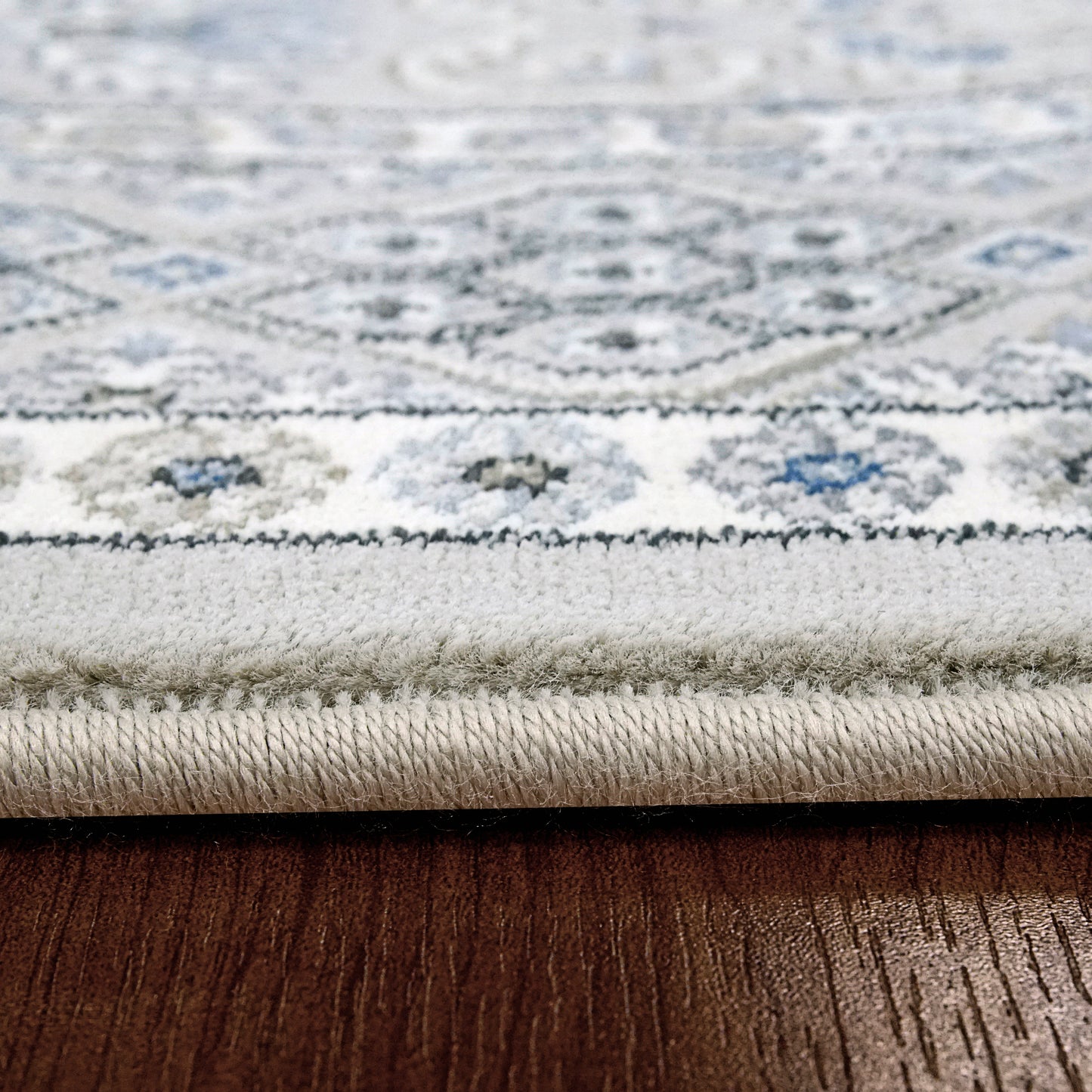 Ancient Garden 57147-9696 Silver/Grey Area Rug