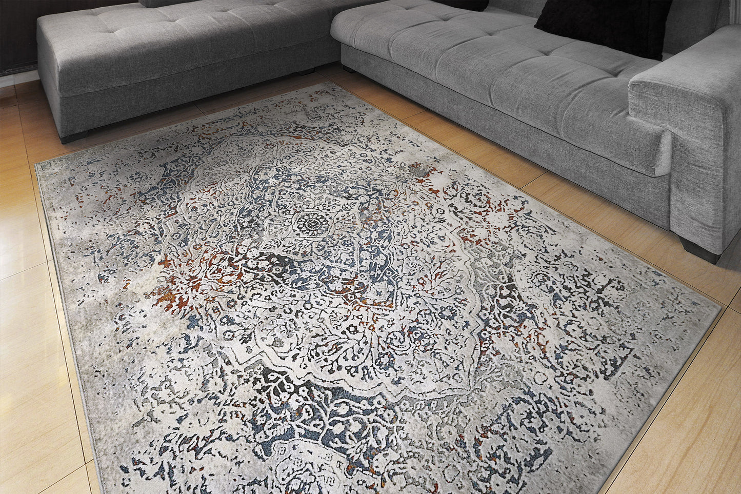 Astro 3954-959 Grey/Blue/Multi Area Rug
