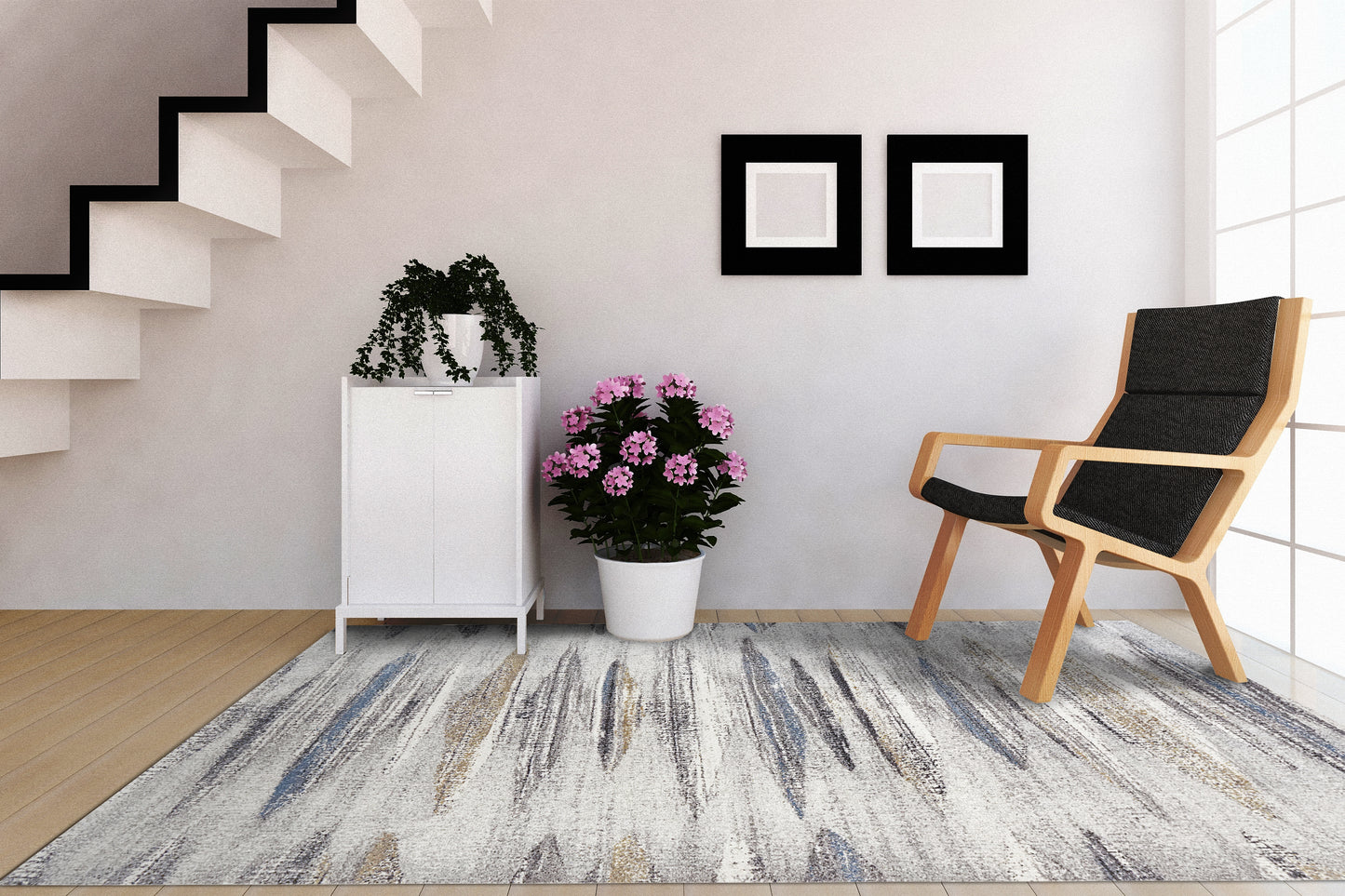 Avenue 3408-6151 Grey/Blue Area Rug
