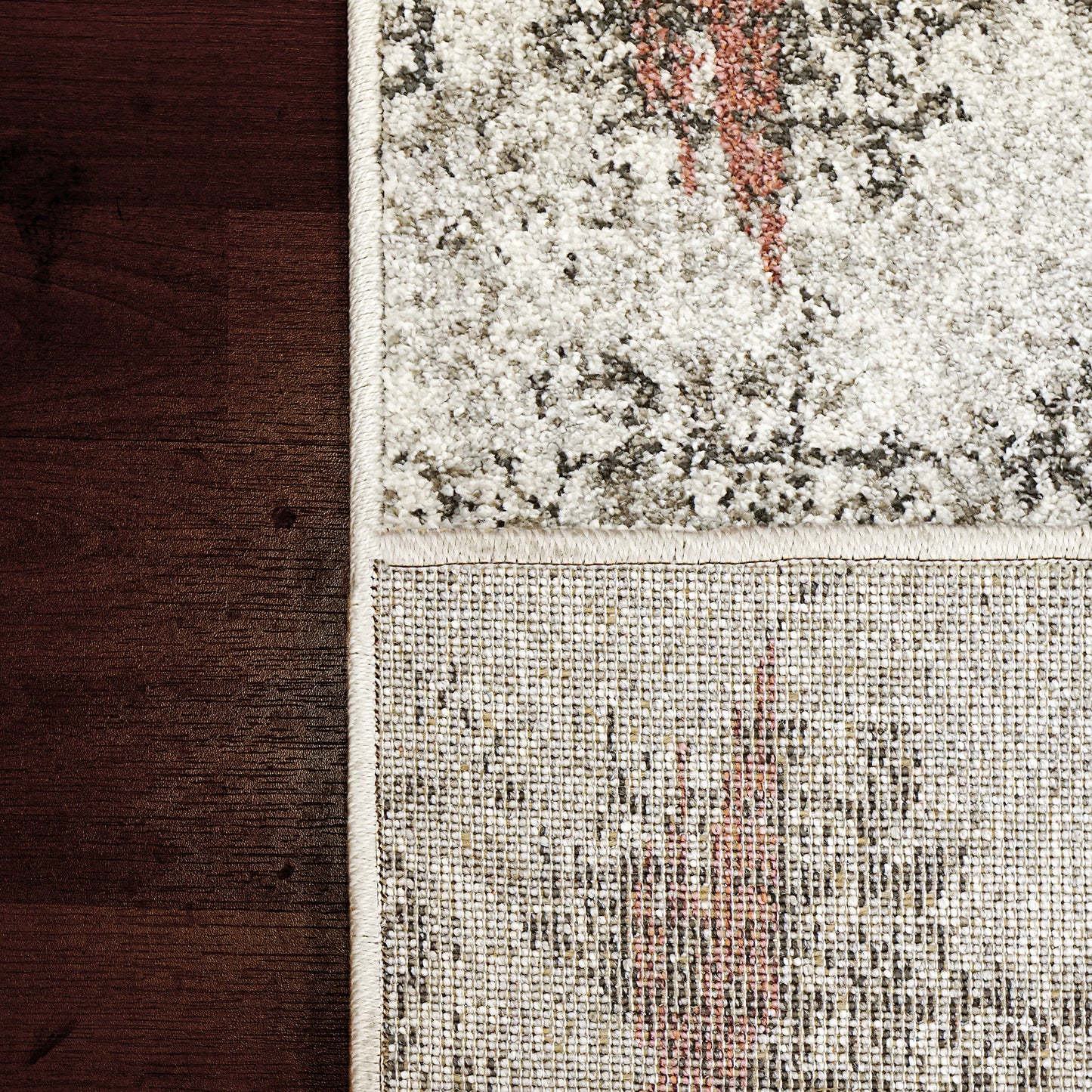 Avenue 3405-6111 Ivory/Grey/Red Area Rug
