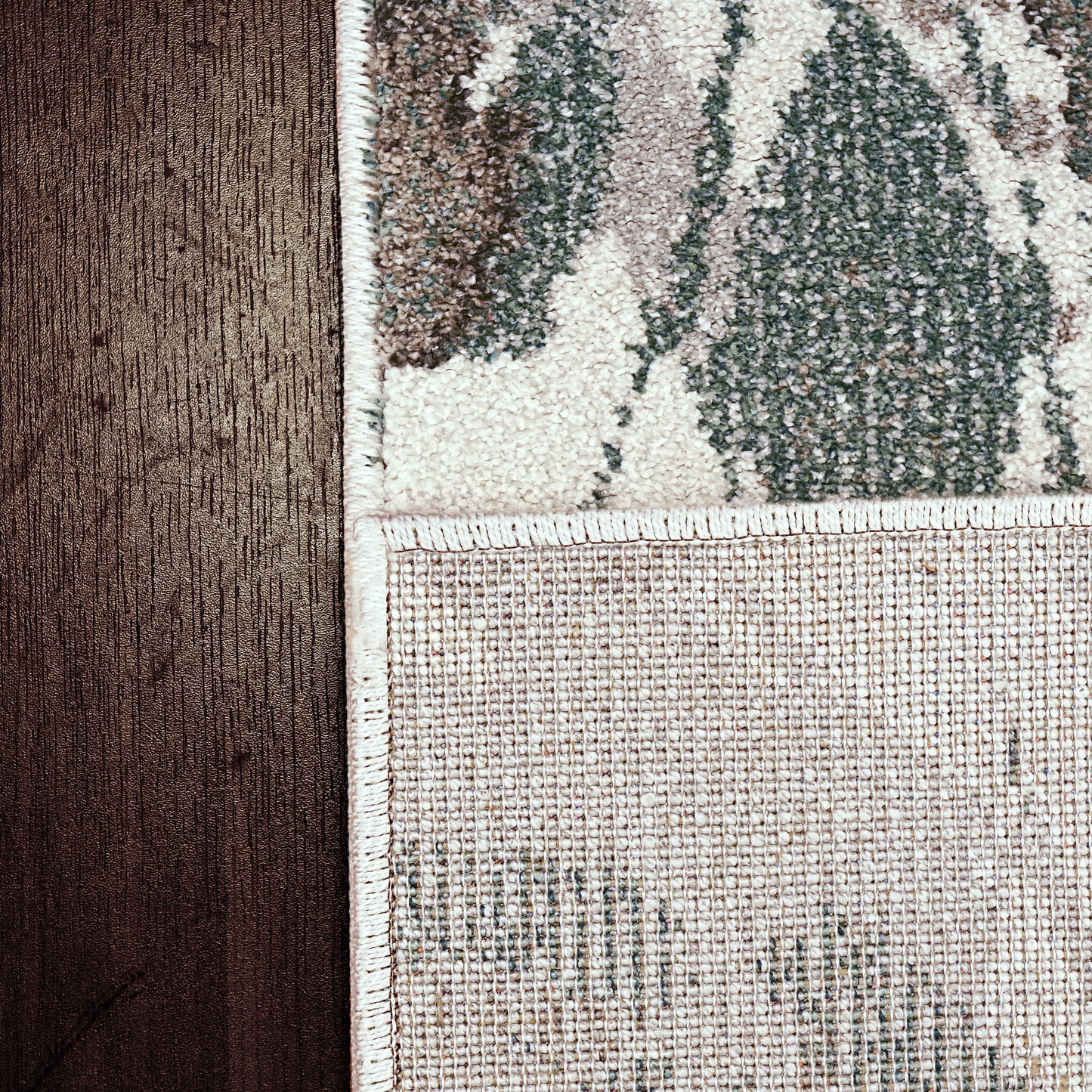Avenue 3407-6141 Ivory/Green Area Rug