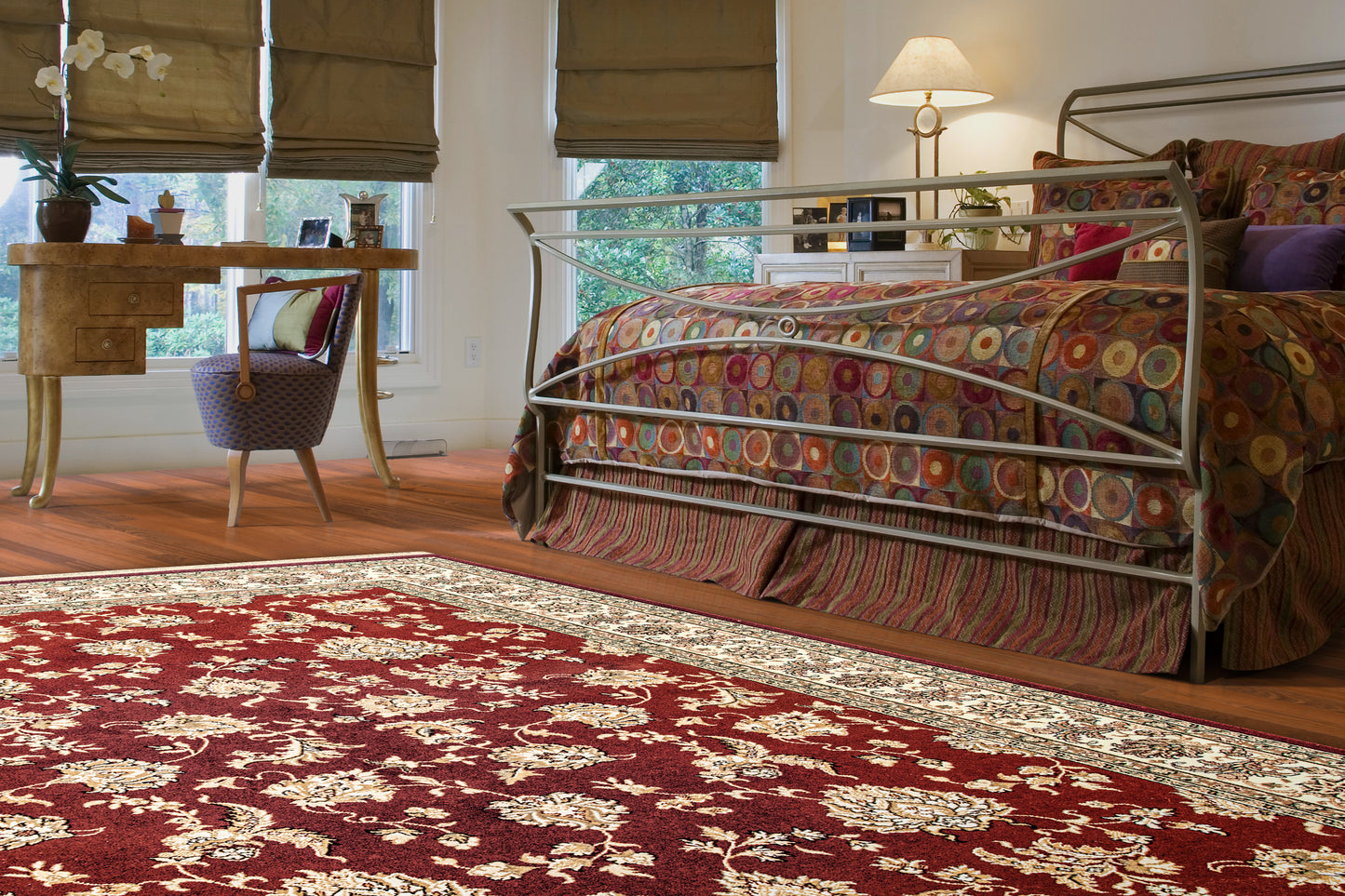 Brilliant 7226-330 Red Area Rug