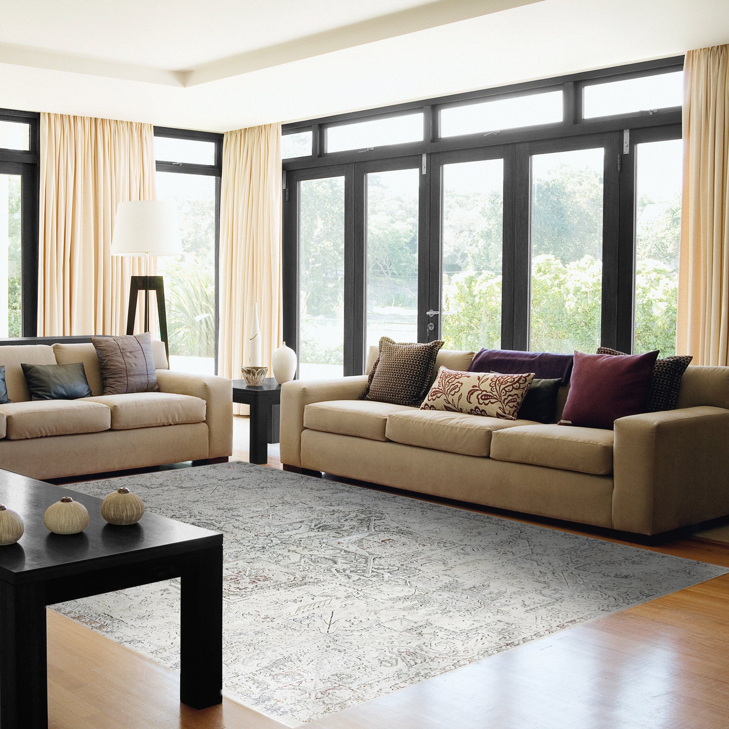 Capella 7977-999 Grey/Multi Area Rug