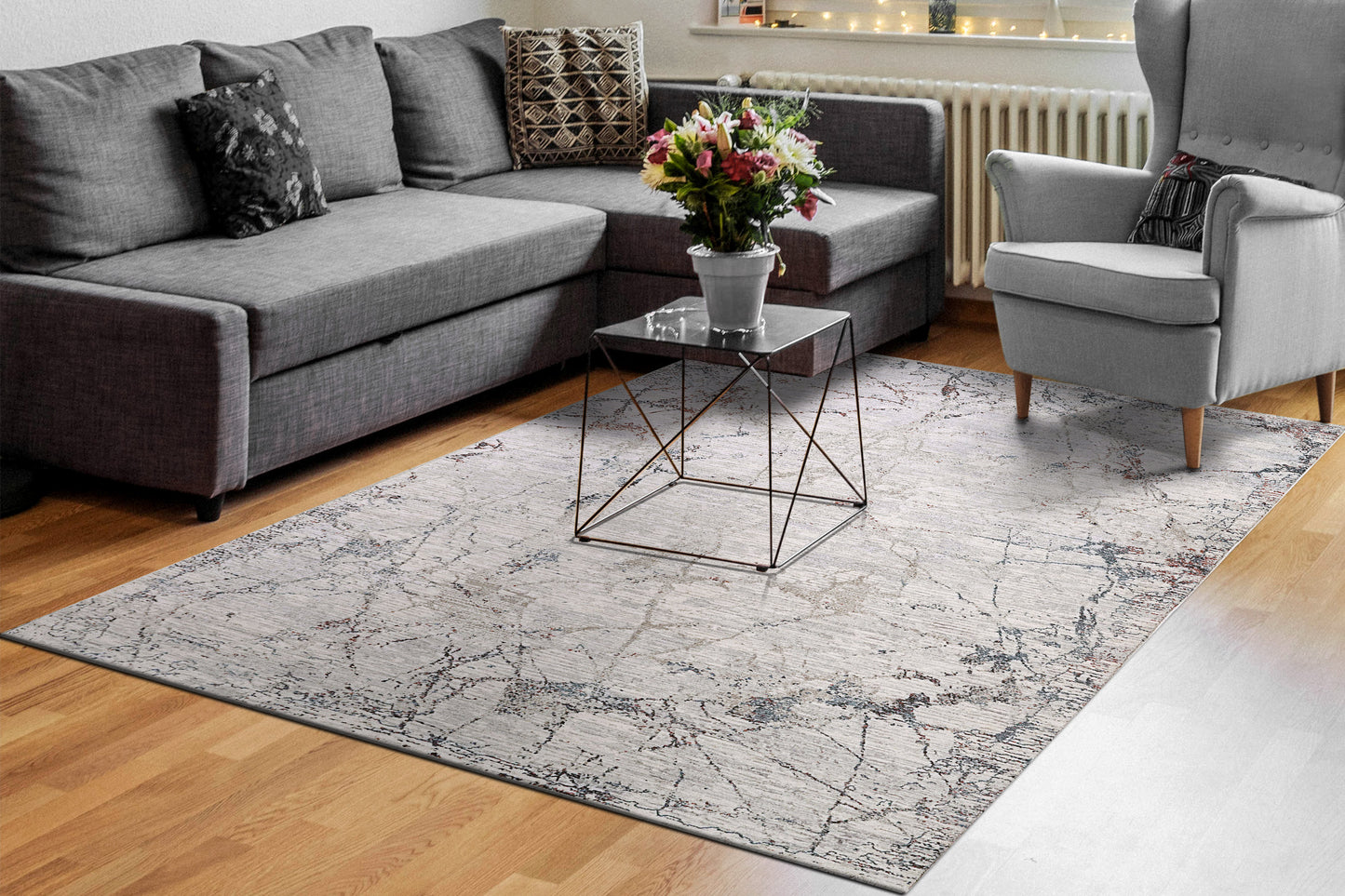 Carson 5221-105 Ivory/Blue Area Rug