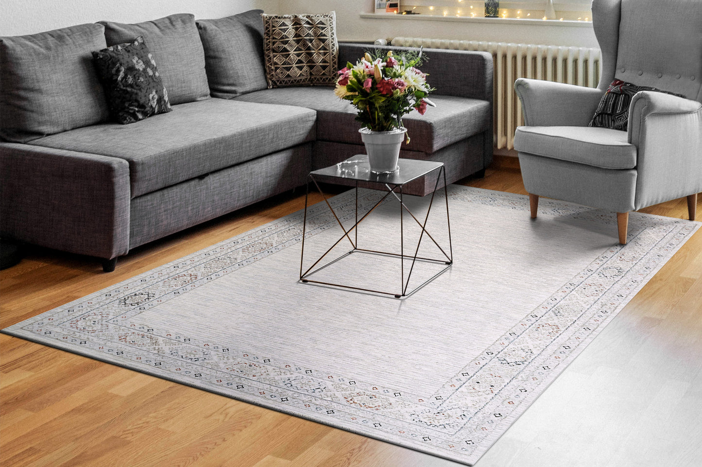 Carson 5222-109 Ivory/Grey Area Rug