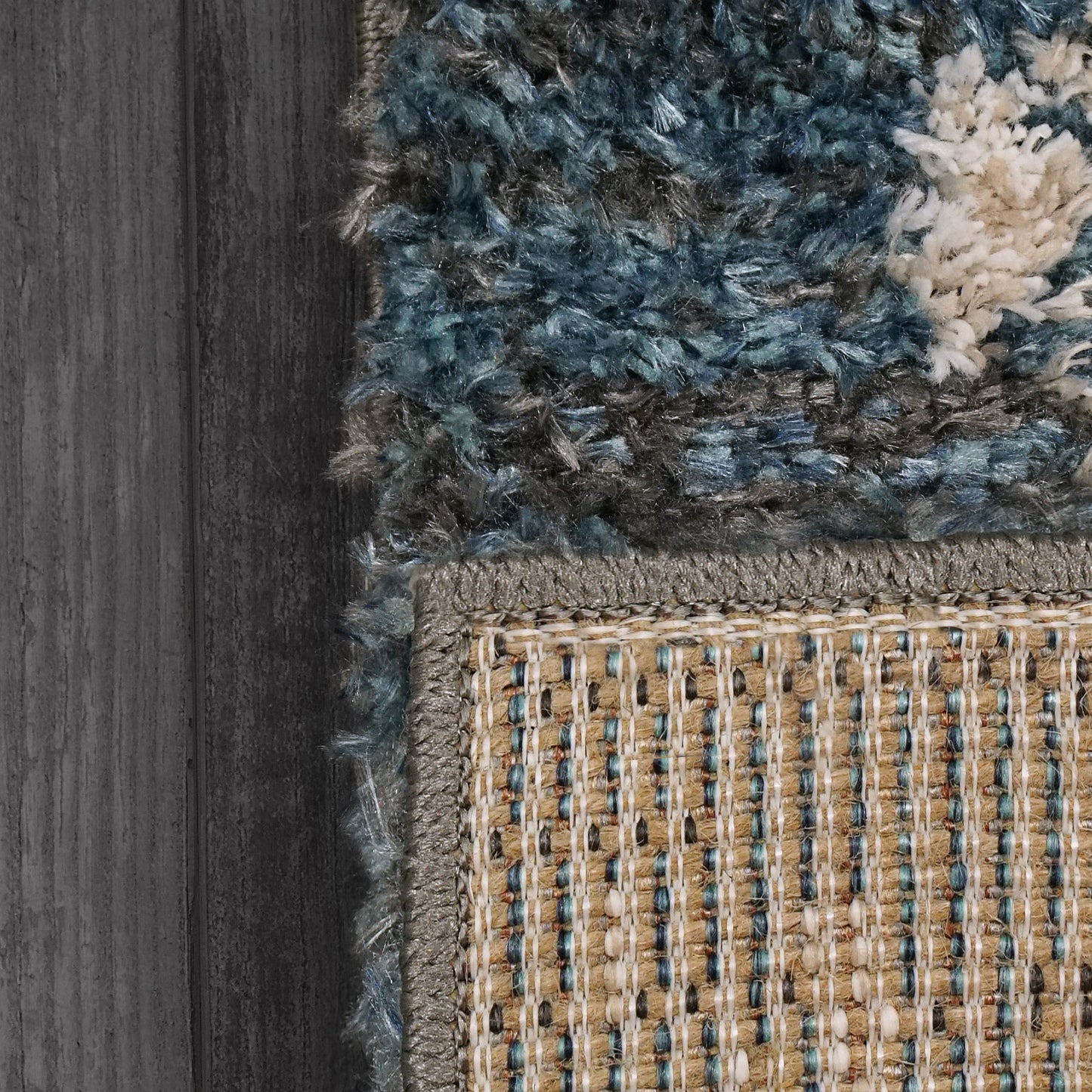 Cruz 7003-501 Blue/Ivory Area Rug