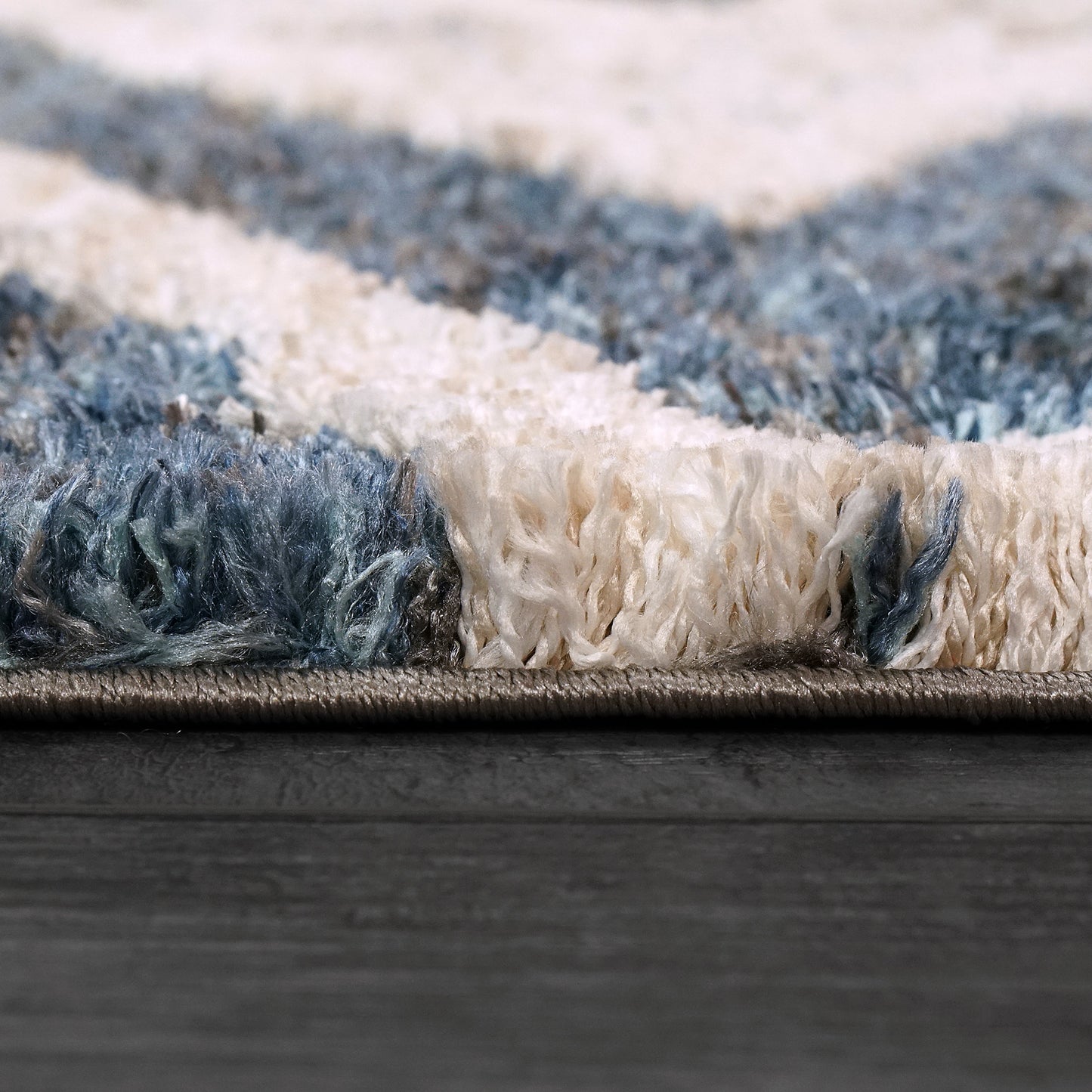 Cruz 7003-501 Blue/Ivory Area Rug