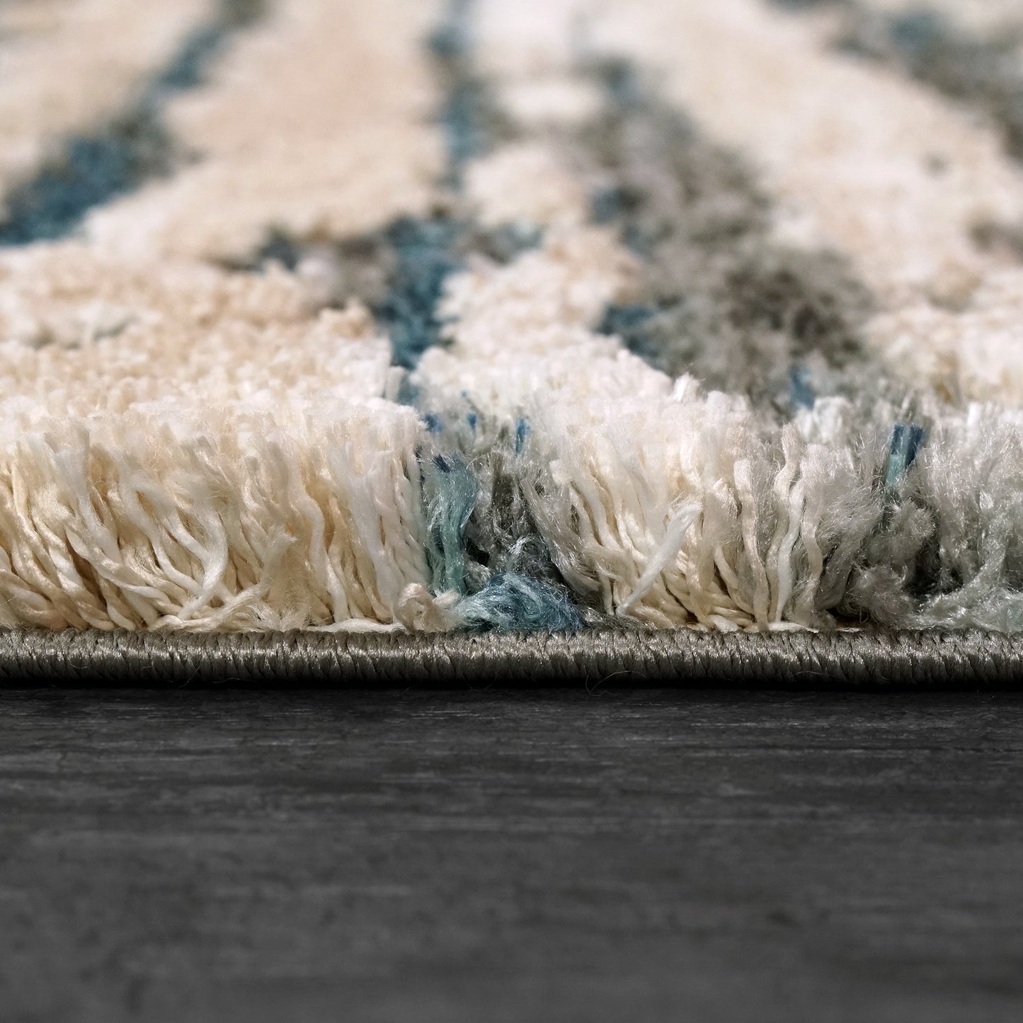 Cruz 7005-501 Blue/Ivory Area Rug