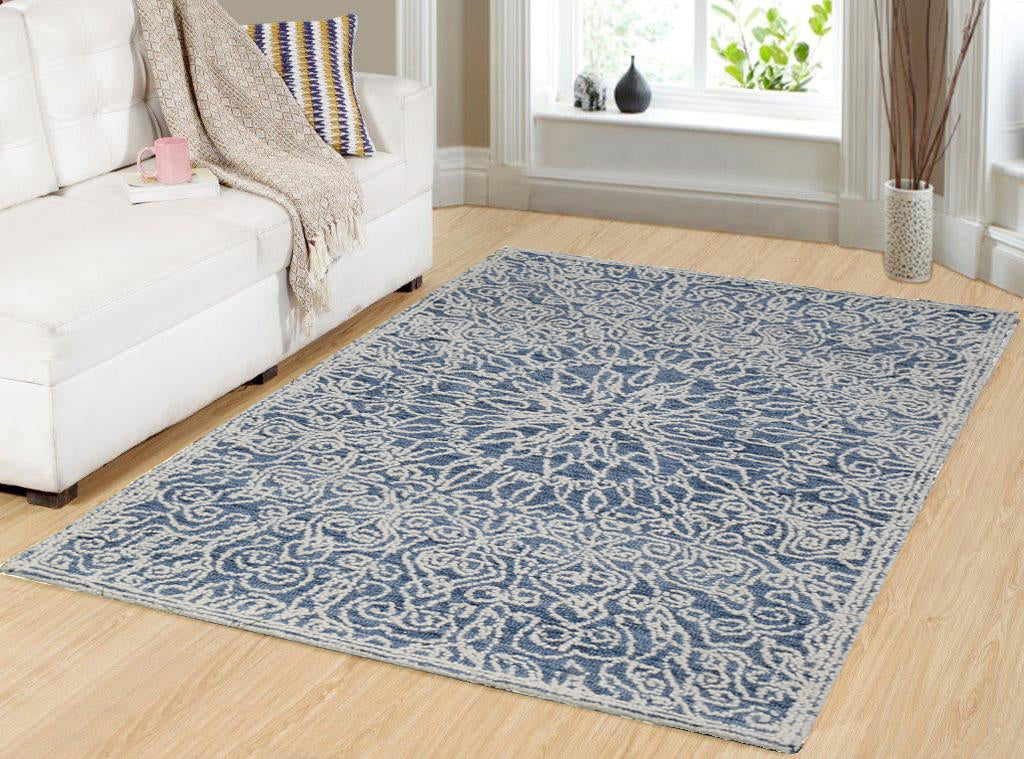 Darcy 1131-150 Ivory/Denim Area Rug