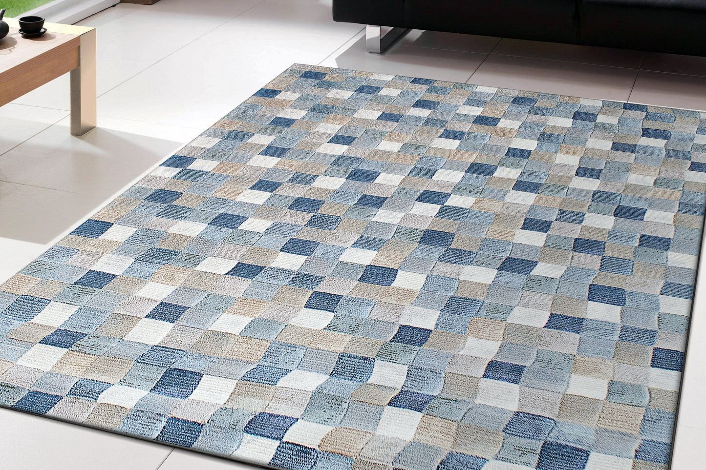Eclipse 63339-6121 Multi Blue Area Rug