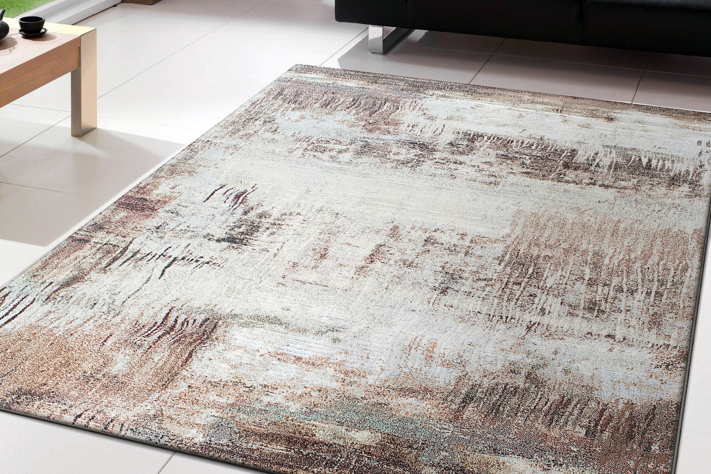 Eclipse 63393-6474 Beige/Rust Area Rug
