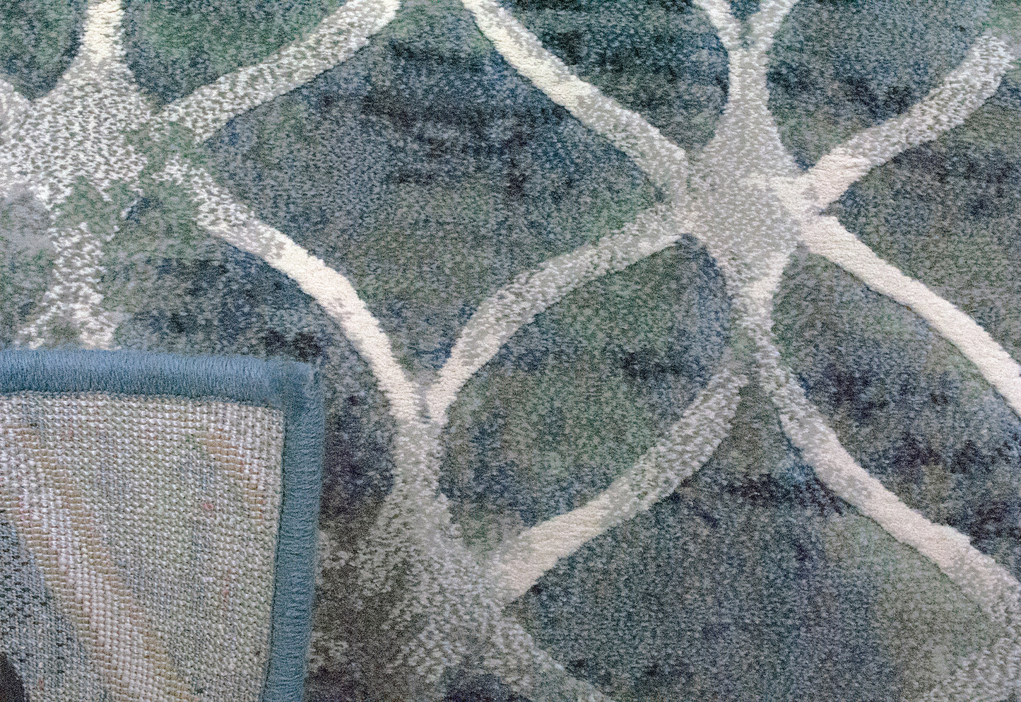 Eclipse 63396-5666 Blue Area Rug