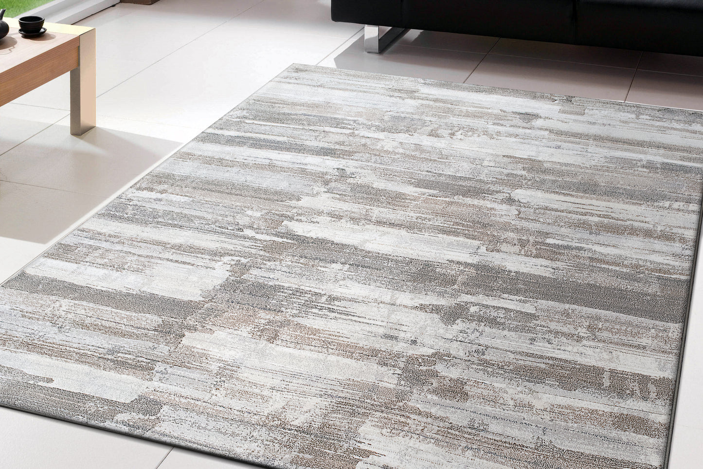 Eclipse 63423-7555 Beige Area Rug