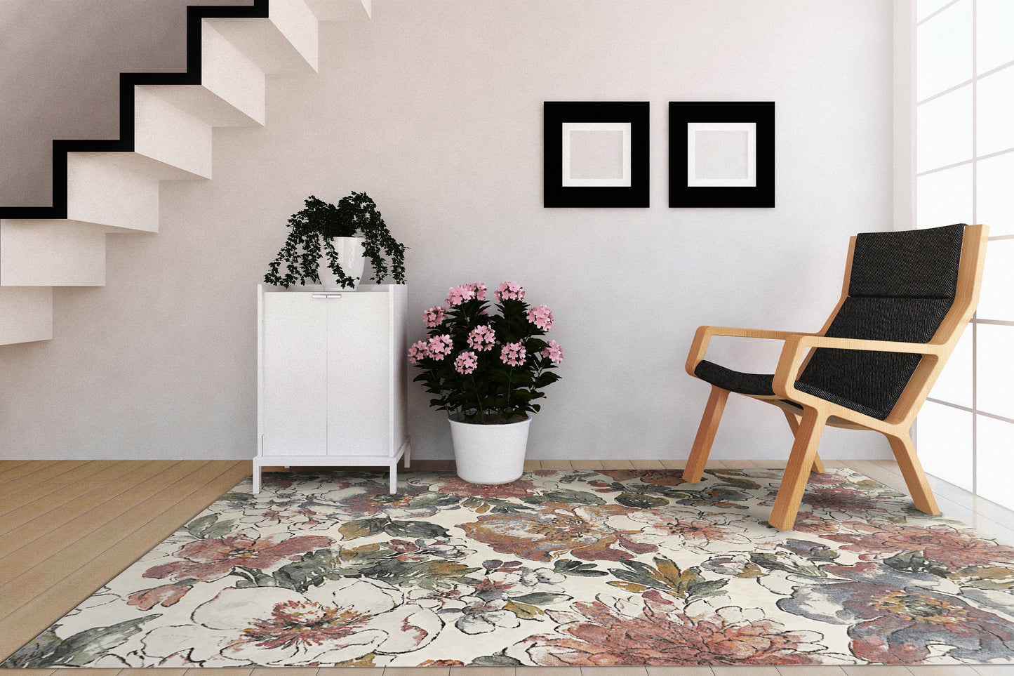 Eclipse 63528-6626 Beige/Multi Area Rug