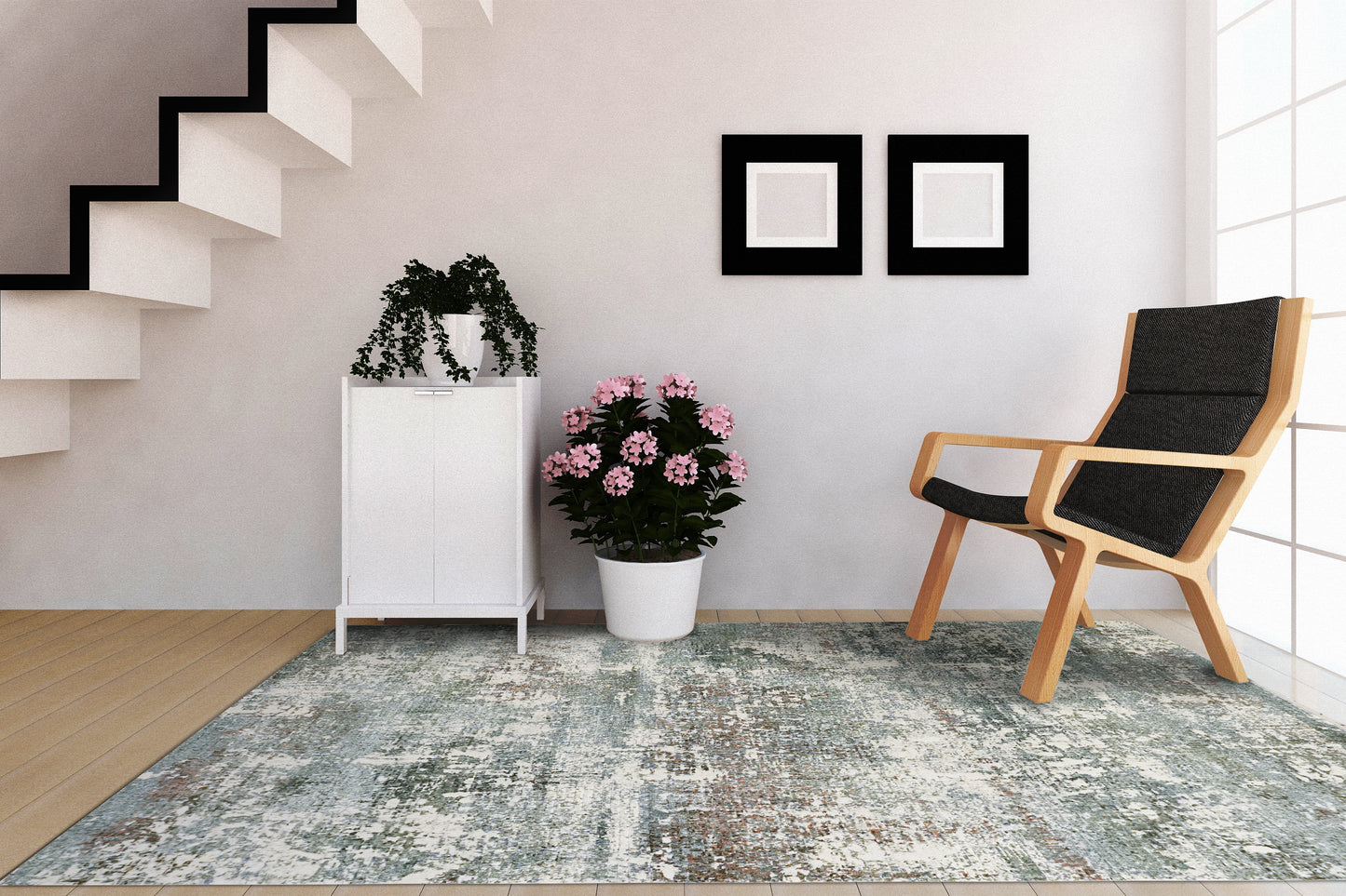 Eclipse 63566-5626 Grey/Multi Area Rug