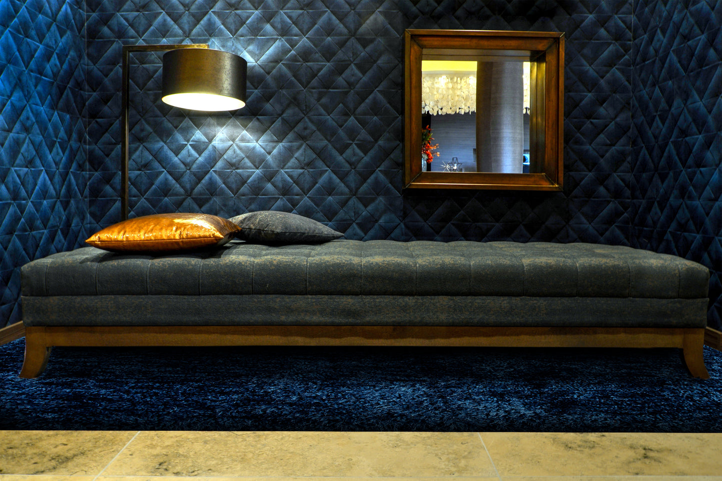 Forte 88601-919 Denim Area Rug