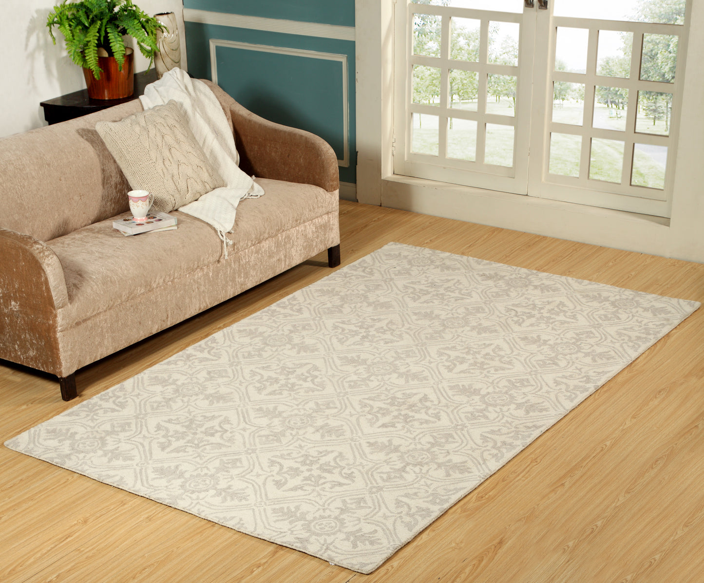 Galleria 7867-100 Beige Area Rug