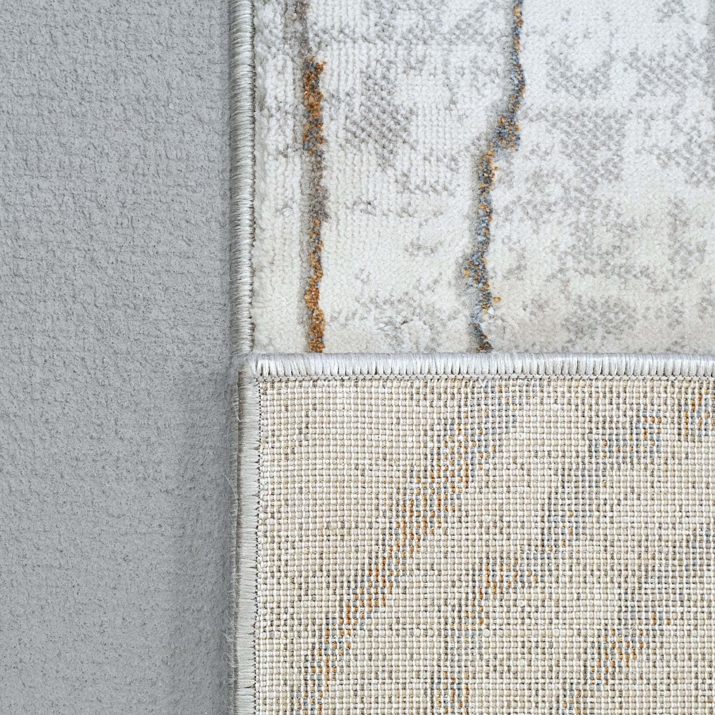 Gold 1350-897 Cream/Silver/Gold Area Rug