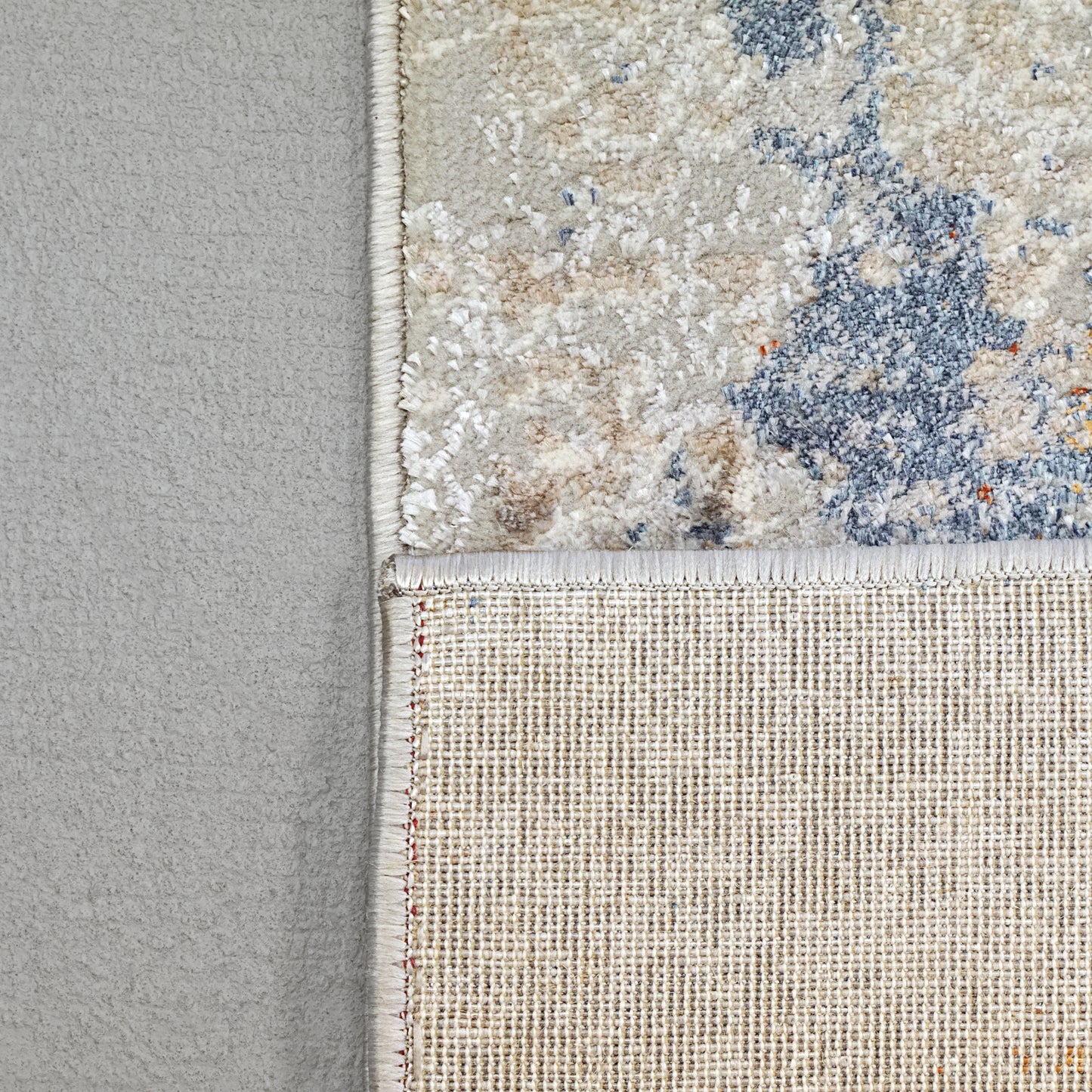 Gold 1353-875 Cream/Silver/Gold/Blue Area Rug