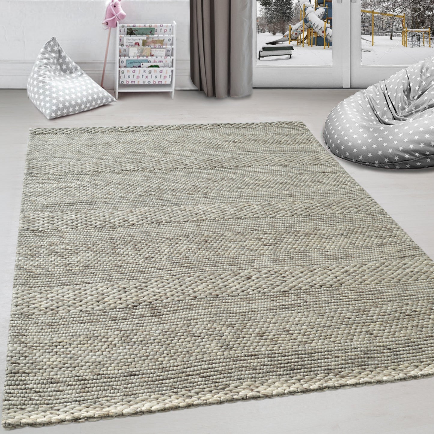Grove 6212-909 Natural Grey Area Rug
