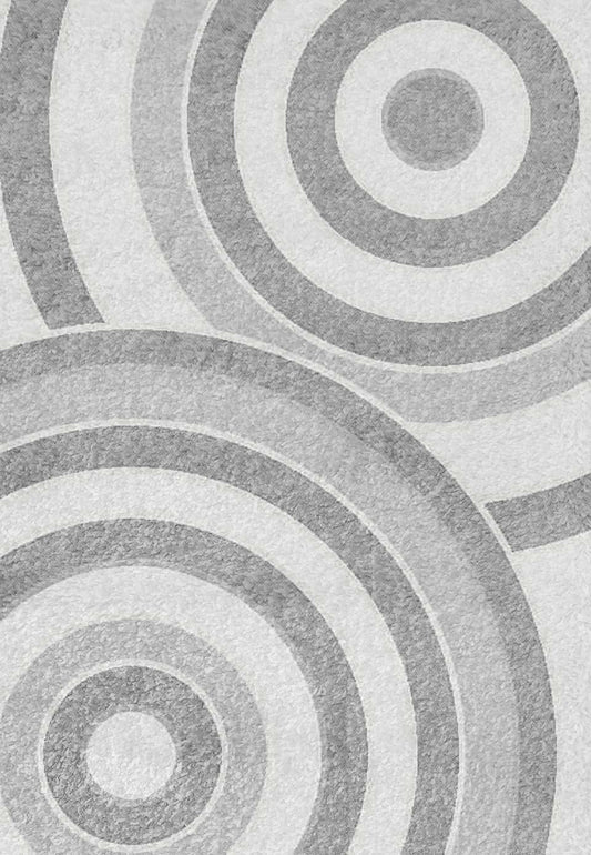 Jasmine Shaggy 3267-190 Cream/Dark Grey Area Rug