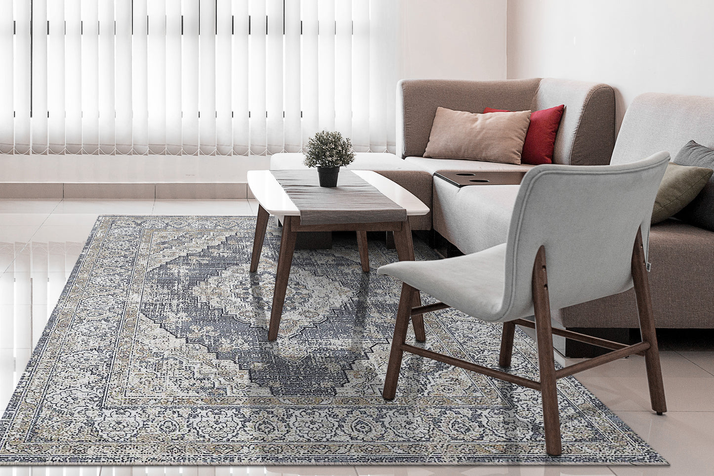 Jazz 6795-988 Grey/Taupe/Beige Area Rug